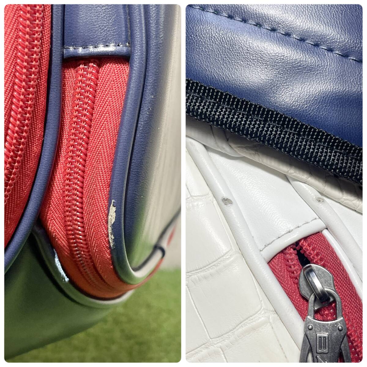 【フード未使用】BALDO CORSA バルド コルサ プロモデル キャディバッグ ゴルフバッグ 3点式 大迫力 大容量 送料無料_画像9