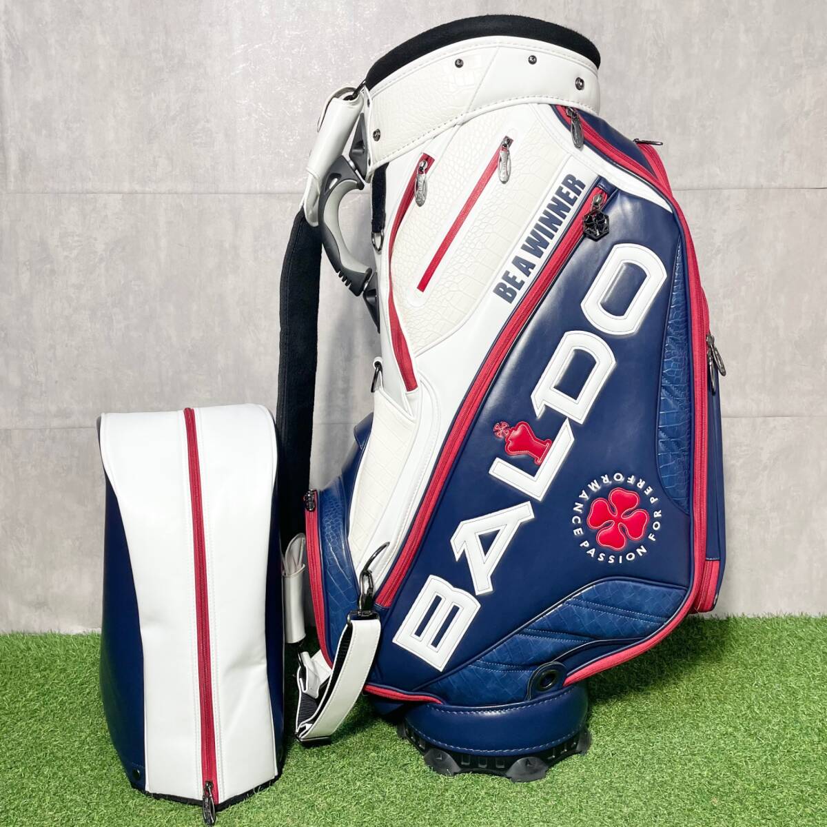 【フード未使用】BALDO CORSA バルド コルサ プロモデル キャディバッグ ゴルフバッグ 3点式 大迫力 大容量 送料無料_画像10