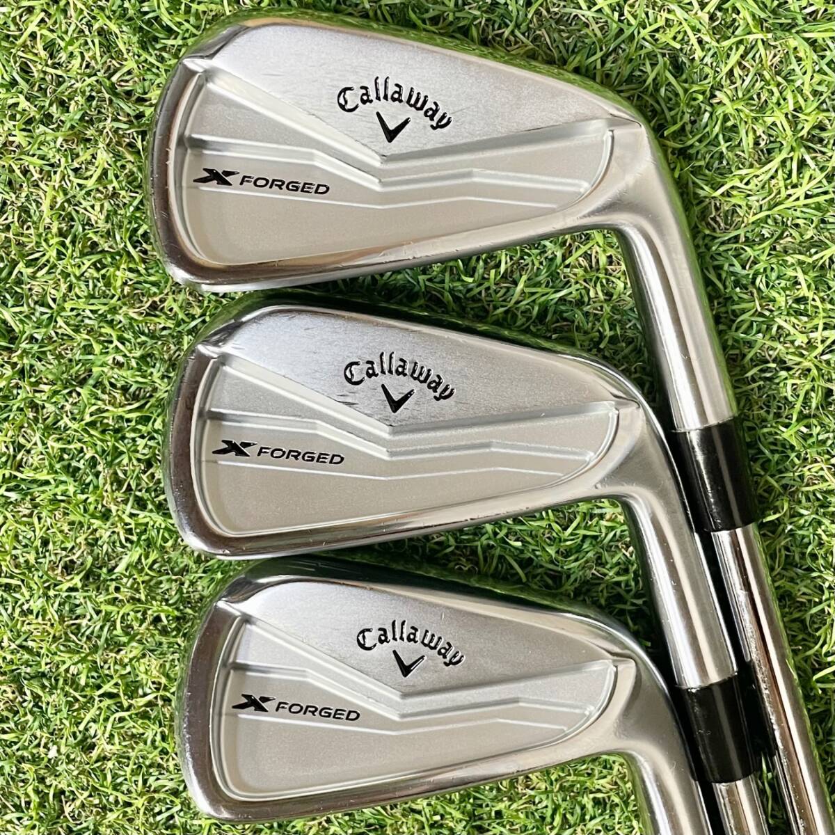 【2024年モデル】Callaway X FORGED キャロウェイ エックス フォージド アイアンセット メンズ 6本 R 右 高年式 N.S.PRO Zelos7 スチール_画像2