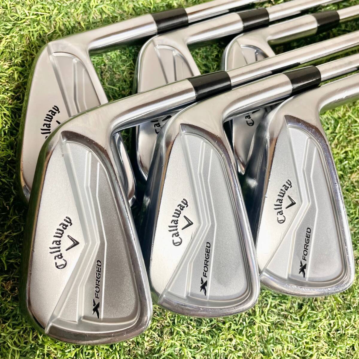 【2024年モデル】Callaway X FORGED キャロウェイ エックス フォージド アイアンセット メンズ 6本 R 右 高年式 N.S.PRO Zelos7 スチール_画像10
