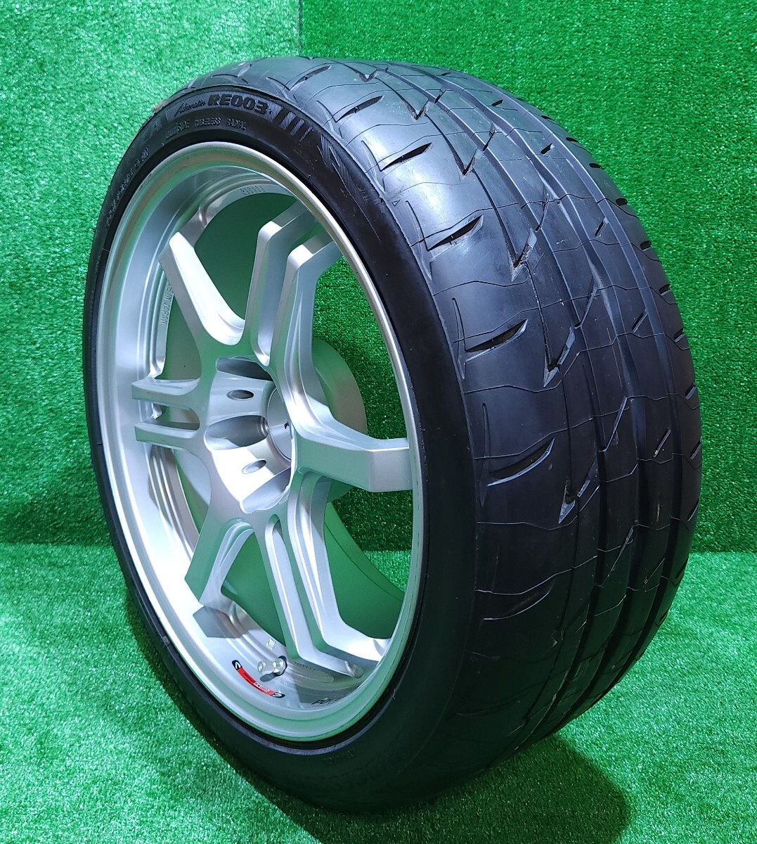 POTENZA RW006 18インチ9J IS25 PCD 114/5H , BRIDGESTONEブリヂストン POTENZA Adrenalin RE003 255/35 R18 94W 2018年製造 1本(X-3)_画像2