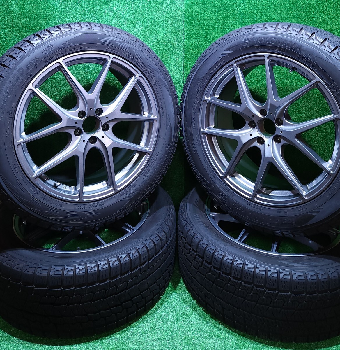 Mercedes Benz 20 дюймовый 9J+57/+44 5/112 легкосплавные колесные диски Yokohama зимние шины iceGUARD G075 275/50R20 113Q 2022 год (AA-2) Mercedes Benz 20 дюймовый 9J+57/+44 5/112 легкосплавные колесные диски Yokohama зимние шины iceGUARD G075 275/50R20 113Q 2022 год (AA-2)