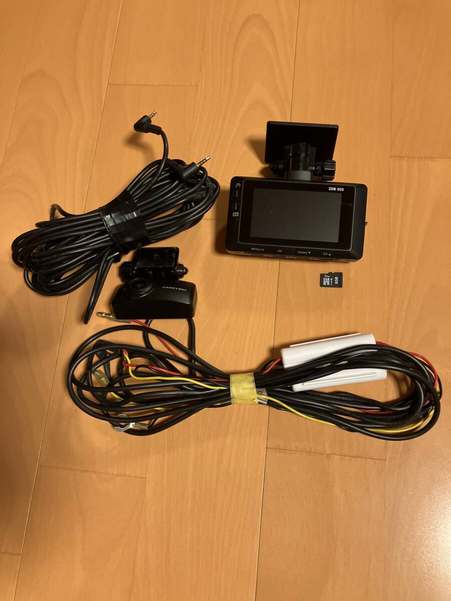 送料無料 ZDR025 8GBマイクロSDカード付 貼り付けベースは3M製透明両面テープで貼り替え済