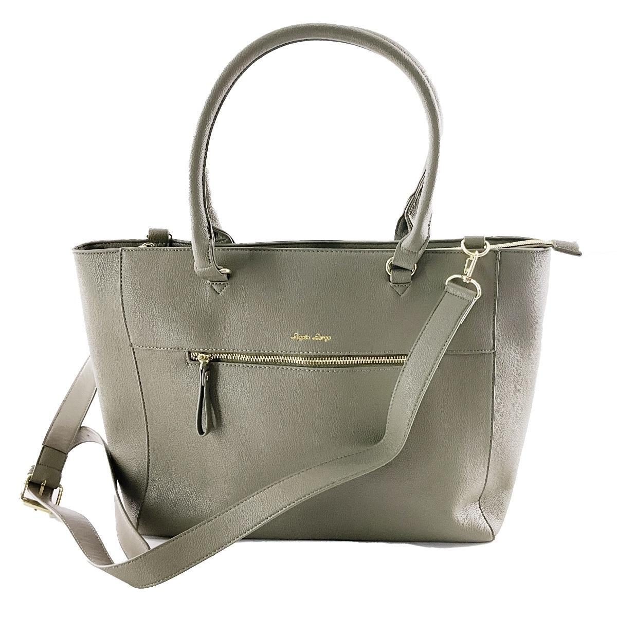 2WAYトートバッグ Legato Largo レガートラルゴ PC収納 A4対応 オリーブ_画像1