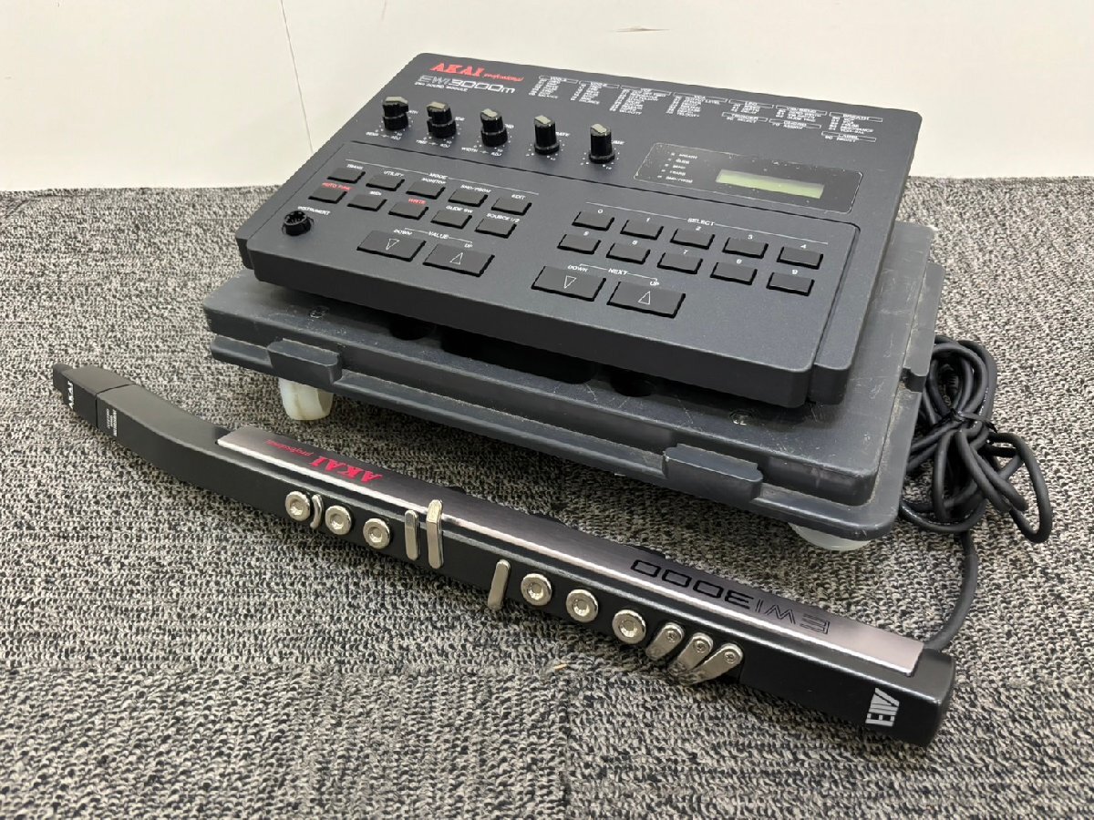 AKAI EWI3000m サウンドモジュール 「ジャンク品」 G 】9415 AKAI EWI3000m EWI3000 音源モジュール アカイ ソフト