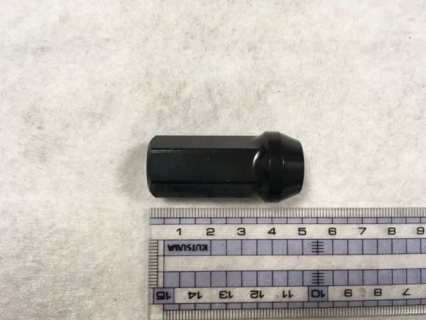 スチールナット 袋タイプ M12×P1.5 黒 ブラック ロング ホイールナット トヨタ ホンダ マツダ 三菱 ダイハツ NBOX ロードスター カムリ 他_画像2