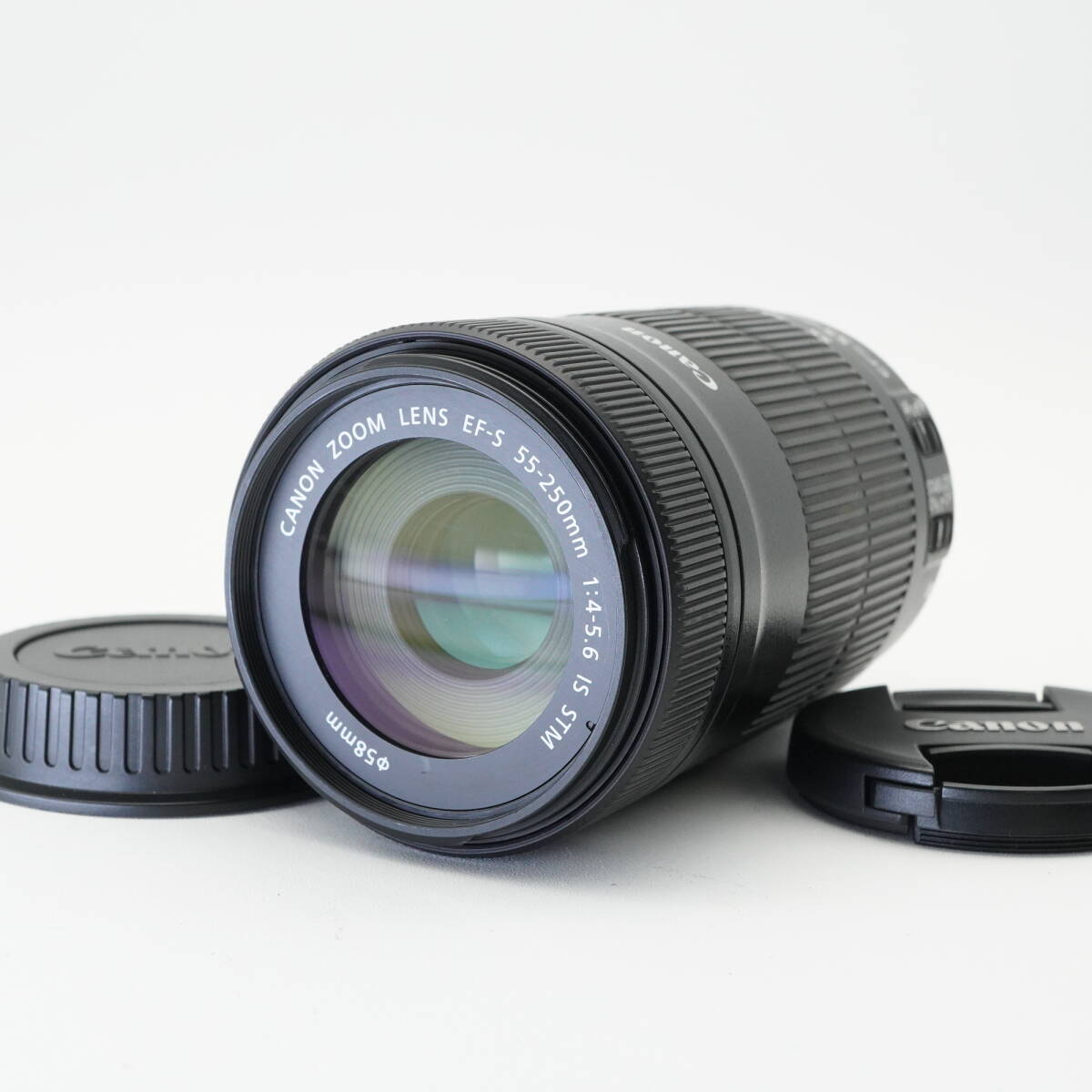 美品 CANON キヤノン ZOOM LENS EF-S 55-250mm F4-5.6 IS STM #AA7014