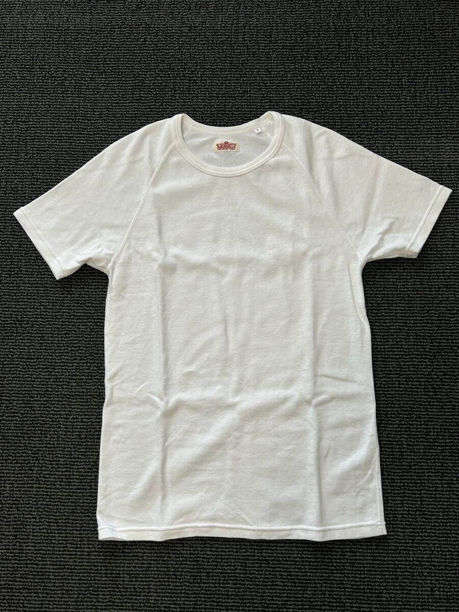 HOOLYWOOD RANCH MARKET HRM ハリウッドランチマーケット 半袖 Tシャツ カットソー サイズ3 ホワイト 聖林公司 日本製 美品_画像1