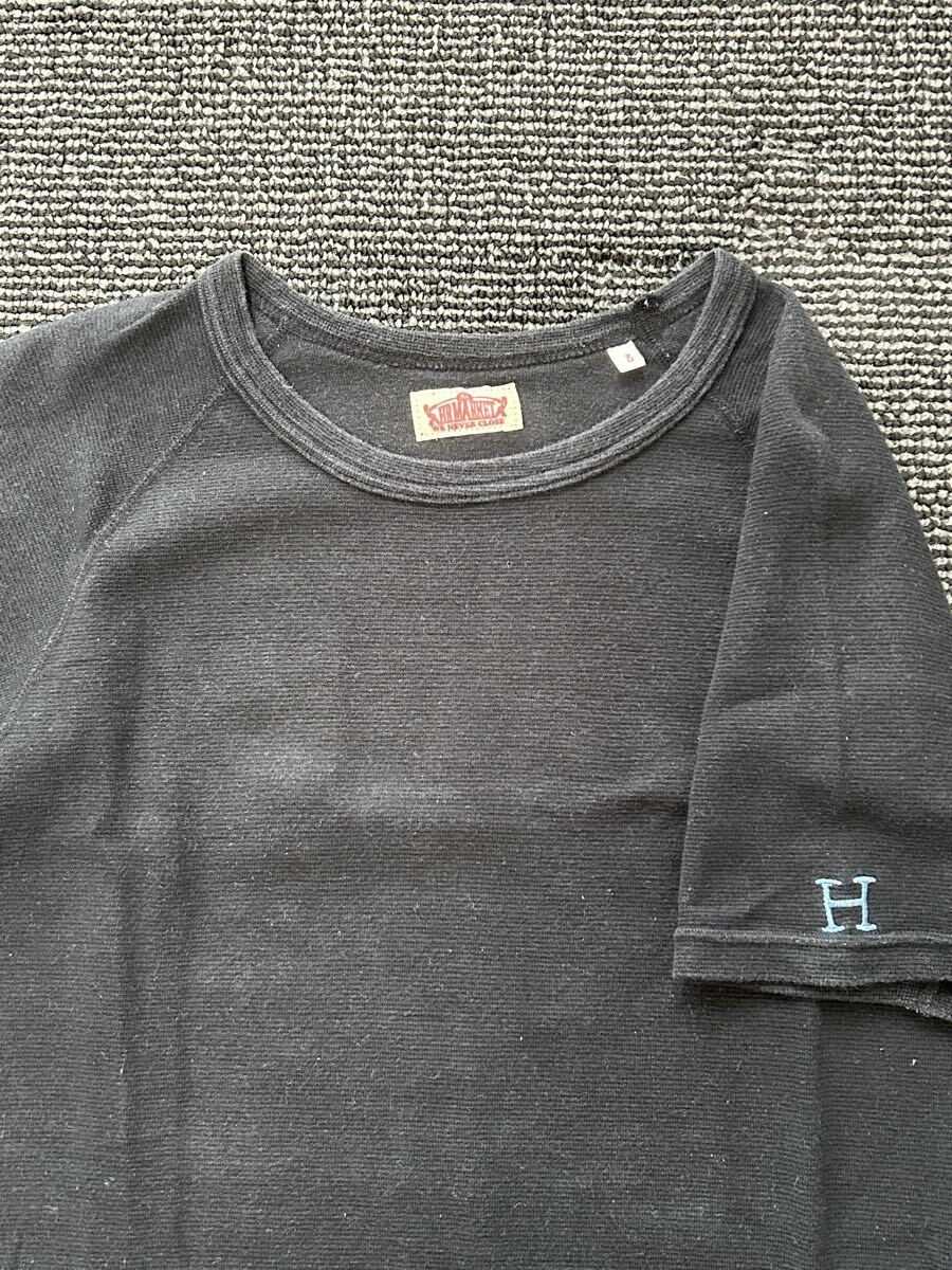 HOOLYWOOD RANCH MARKET HRM ハリウッドランチマーケット 半袖 Tシャツ カットソー サイズ3 ブラック 聖林公司 日本製 美品_画像2