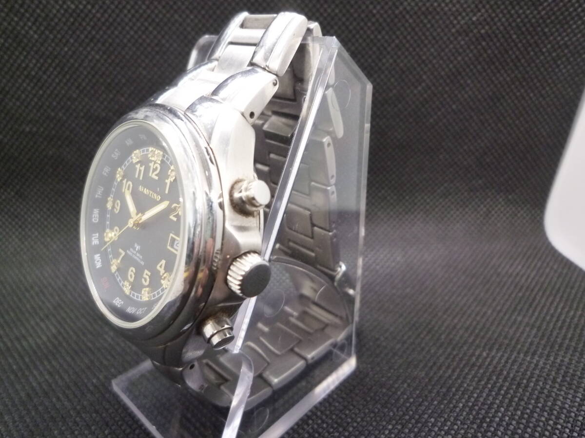中古腕時計 アバンティーノAVANTION AVT-2362 クォーツ 腕回り約168㎜ 未稼働ジャンク ※発送ゆうパケットポストmini(T-063)_画像3