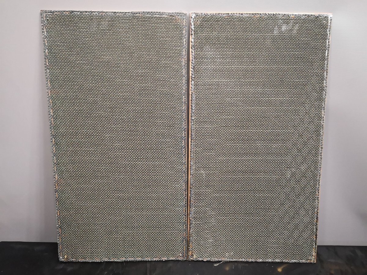 ◆Sansui SP-100/SP-1001 等に・格子グリル・サランネット ペア◆下取歓迎 m0s10039_画像2