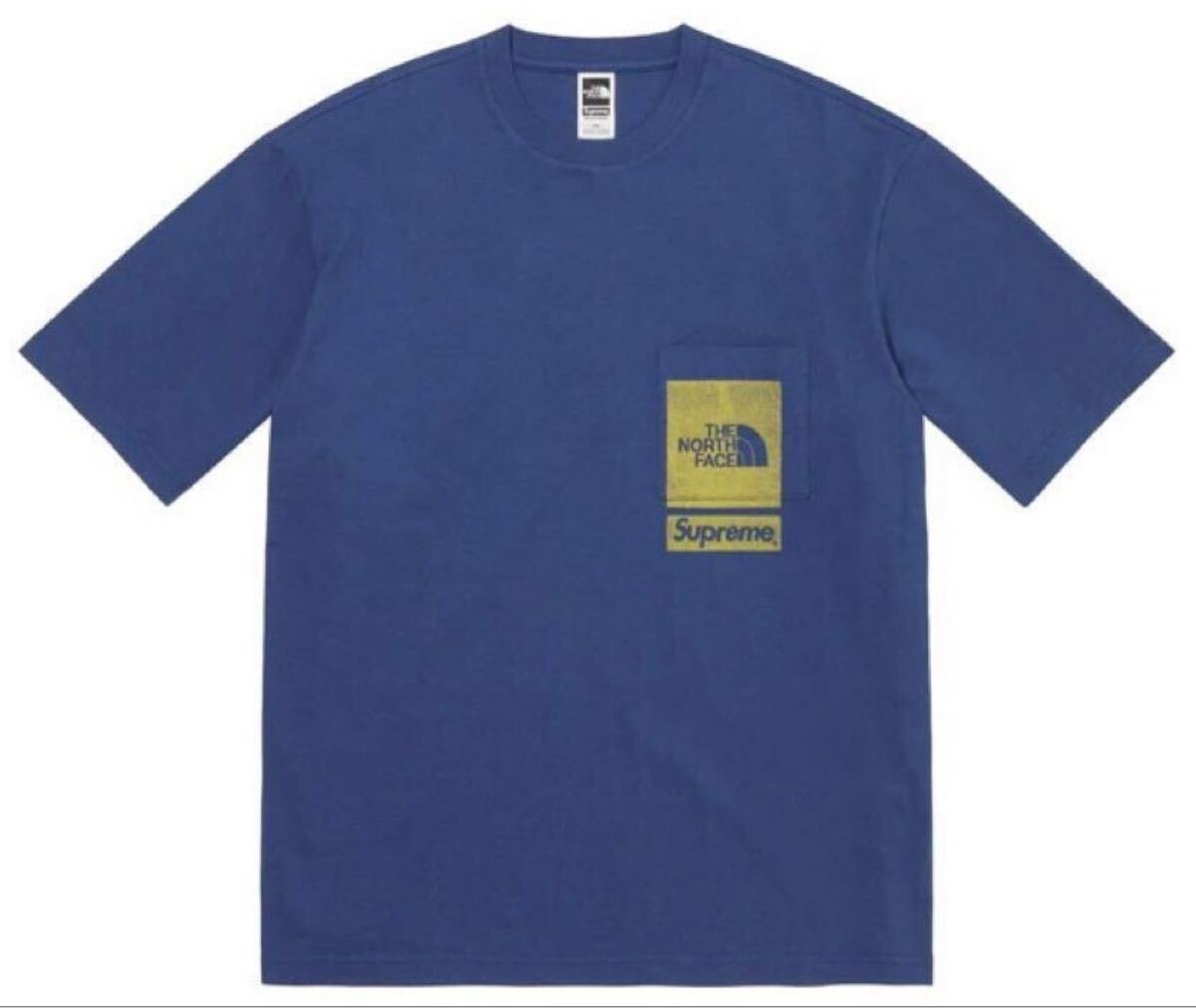 The North Face® Printed Pocket Tee （Navy） 23ss