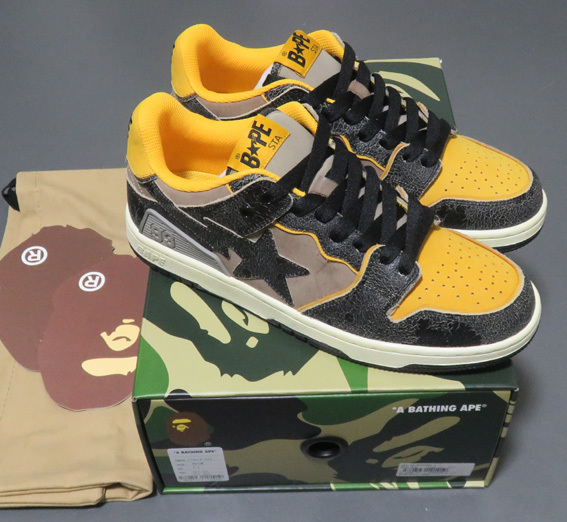 A BATHING APE BAPE SK8 STA #5 YELLOW 27.5cm US9.5_画像1