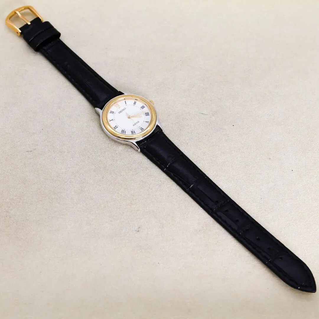 稼働 SEIKO AVENUE 腕時計 新品レザーベルト ヴィンテージ 2310 稼働 SEIKO AVENUE 腕時計 新品レザーベルト ヴィンテージ 2310