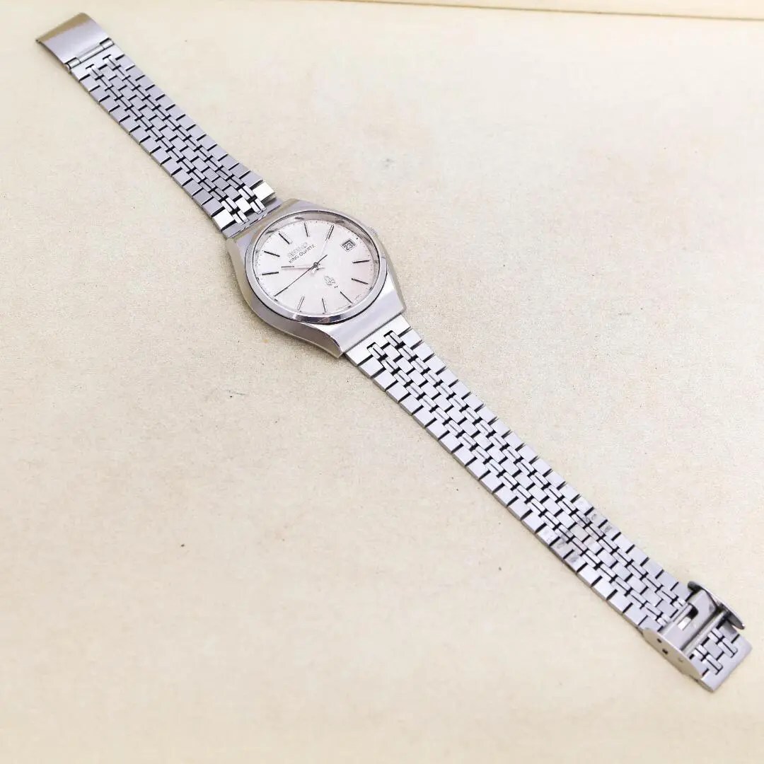 稼働 SEIKO KINGQUARTZ 腕時計 デイト フリーアジャスト2308_画像4