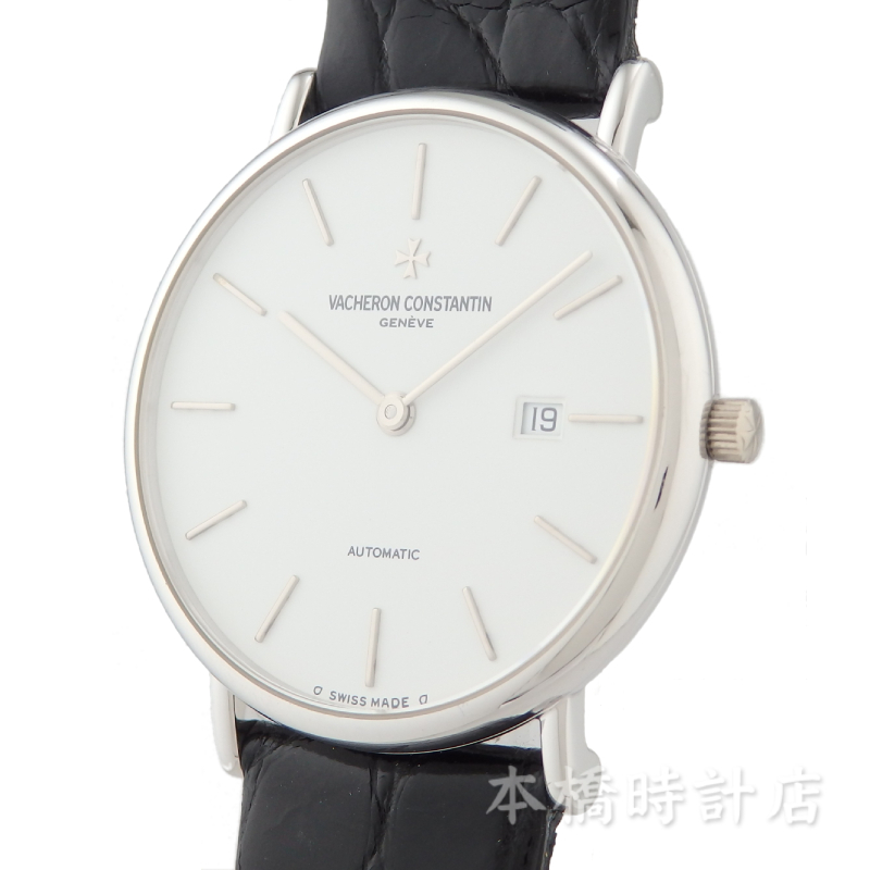 [ б/у ]K18WGvashu long * темно синий s Tintin VACHERON CONSTANTIN 48002/000G-8287 с ящиком OH завершено 