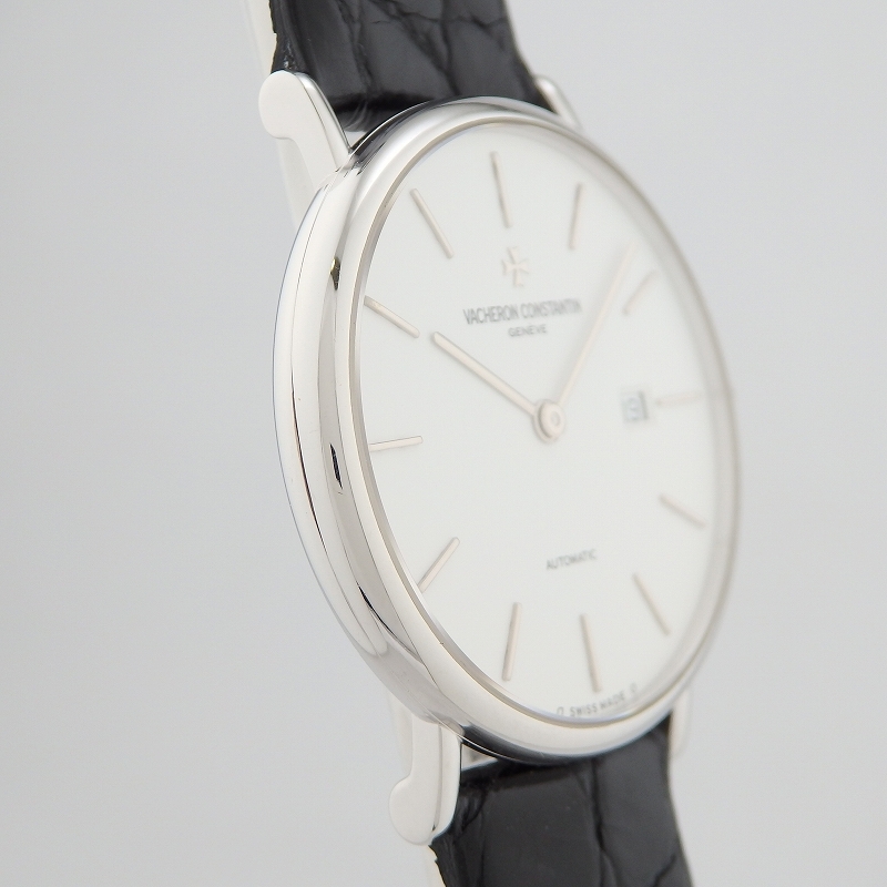 [ б/у ]K18WGvashu long * темно синий s Tintin VACHERON CONSTANTIN 48002/000G-8287 с ящиком OH завершено 