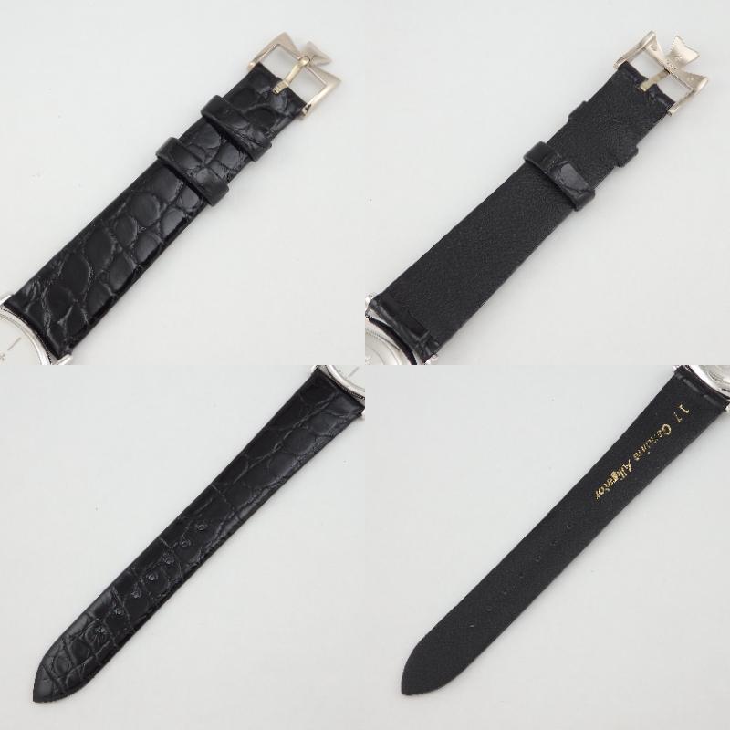 [ б/у ]K18WGvashu long * темно синий s Tintin VACHERON CONSTANTIN 48002/000G-8287 с ящиком OH завершено 