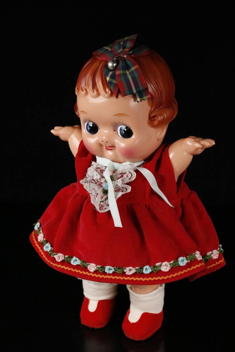セルロイド人形　デコちゃん 希少 セルロイド製 デコちゃん 人形 34cm Rare Celluloid Deco