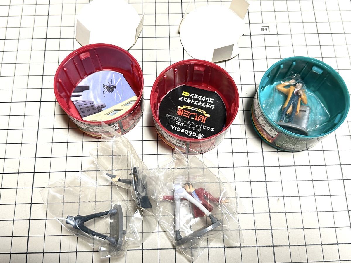 2008年 新・ジョージア エクストラビター発売記念 ルパン三世 ジオラマ フィギュア コレクション 全10種 フルコンプセット 未使用 非売品_画像5