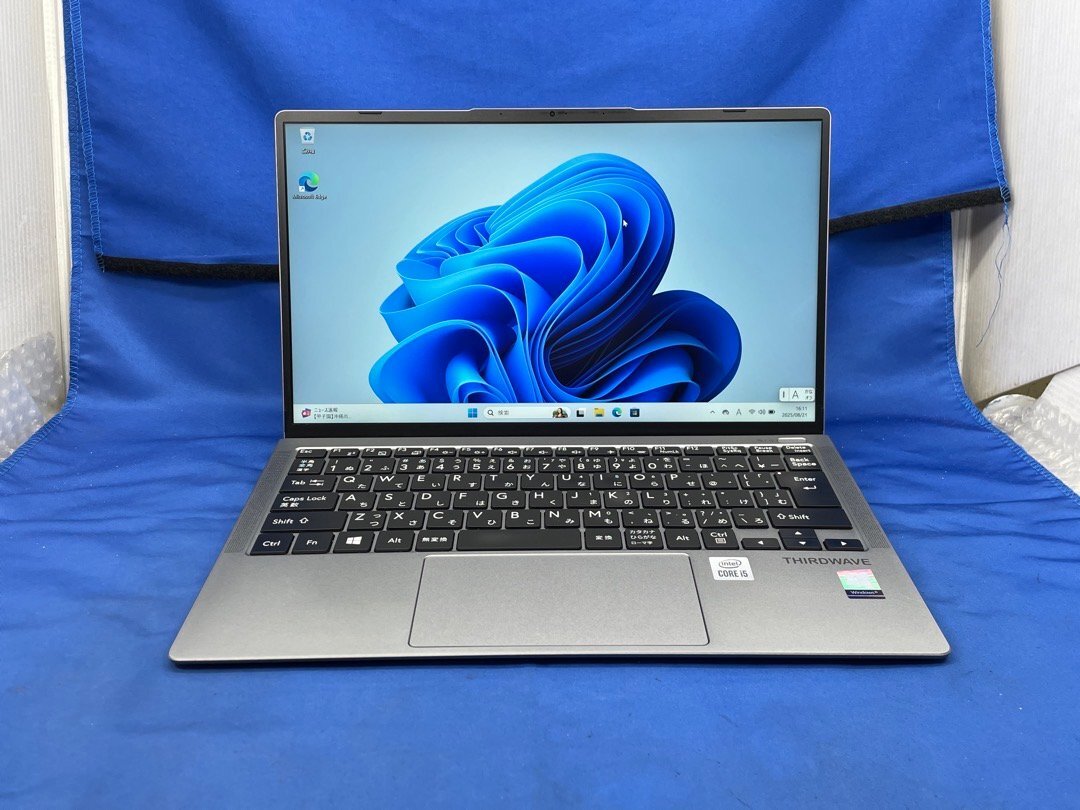 【Thirdwave】F-14IC Corei5-1035G1 メモリ16GB SSD256GB NVMe WEBカメラ Bluetooth Windows11Pro 14inch FHD ノートPC バッテリーNG