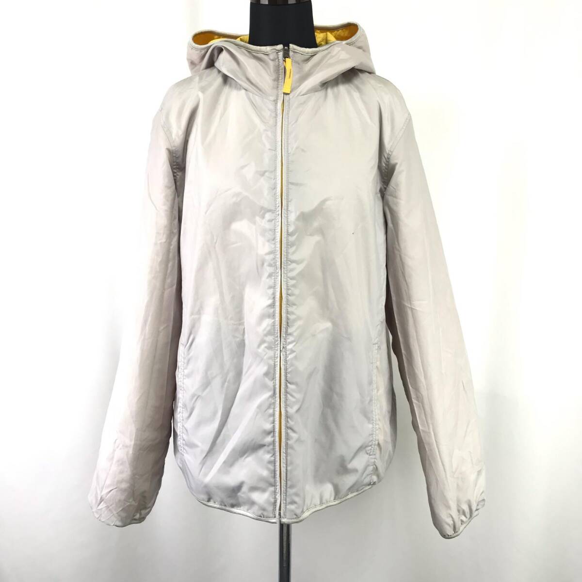 1円〜/UNIQLO【ユニクロ】リバーシブルジャンパー【レディースM/グレー×黄/gray×yellow】アウター/Jacket/Jumper◆BJ088-e-1yn_画像2