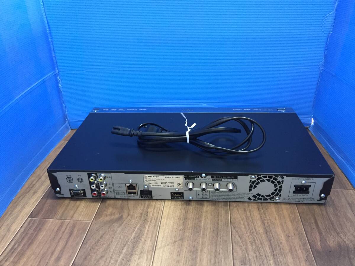 SHARP ブルーレイディスクレコーダー BD-W550 中古品8753