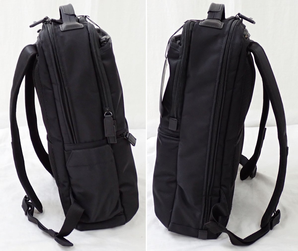 ★Samsonite/サムソナイト Debonair5/デボネア5 バックパックM/ブラック/ナイロン/軽量/ビジネス/紙タグ・保証書付き&1809600124_画像3