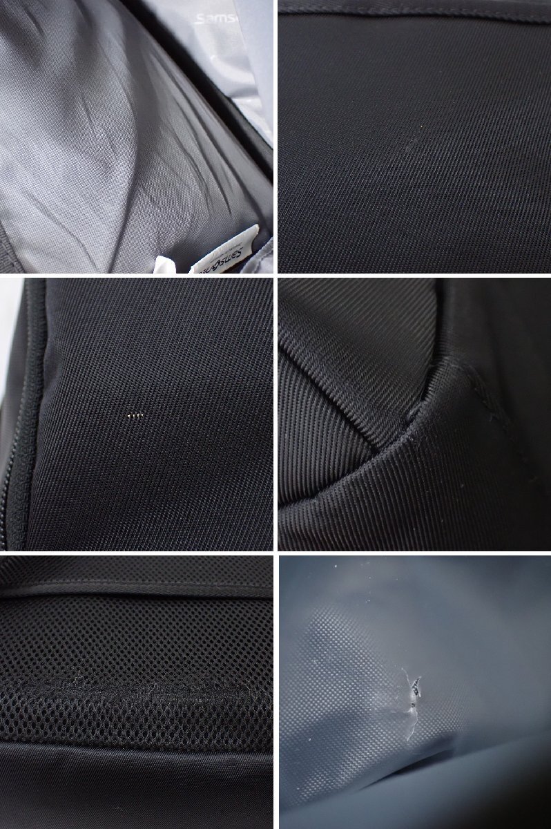 ★Samsonite/サムソナイト Debonair5/デボネア5 バックパックM/ブラック/ナイロン/軽量/ビジネス/紙タグ・保証書付き&1809600124_画像7