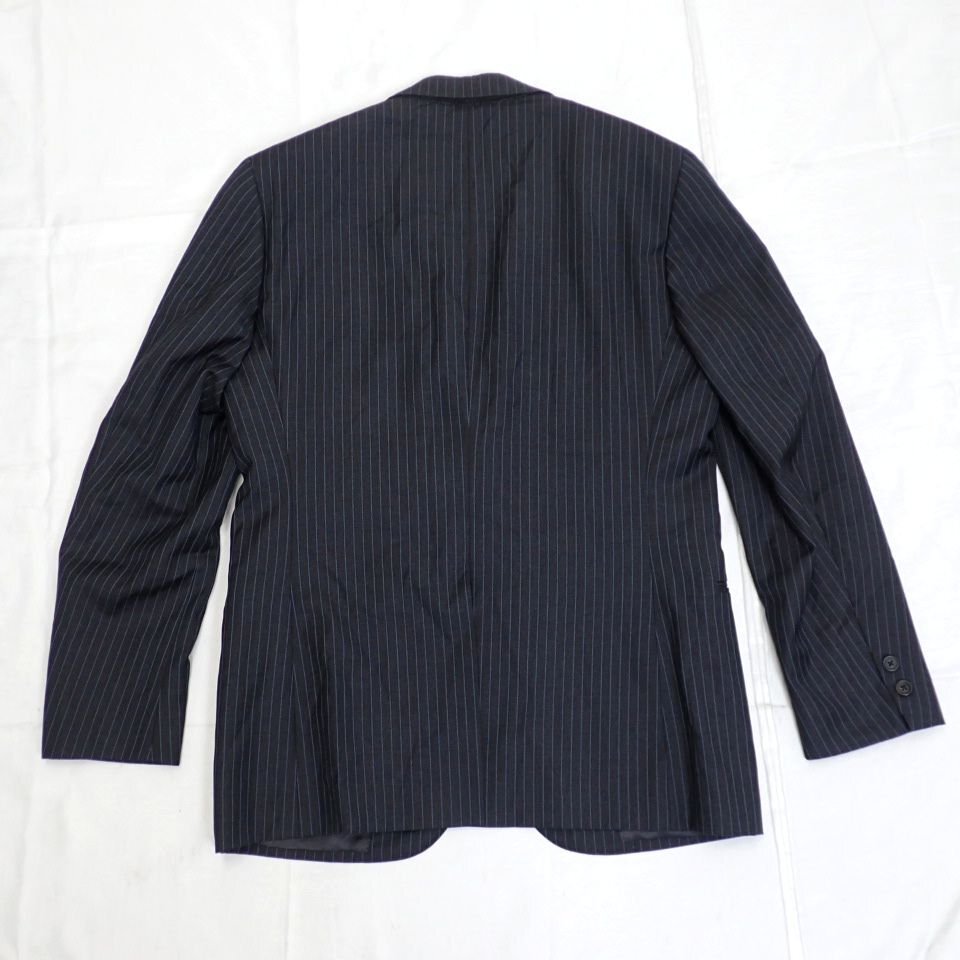 ★Brooks Brothers/ブルックスブラザーズ テーラードジャケット 39SHT 33W/メンズL相当/チャコールグレー/ストライプ/ウール&2032300191_画像2