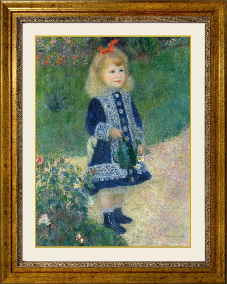 ルノワール 少女の肖像画 複製