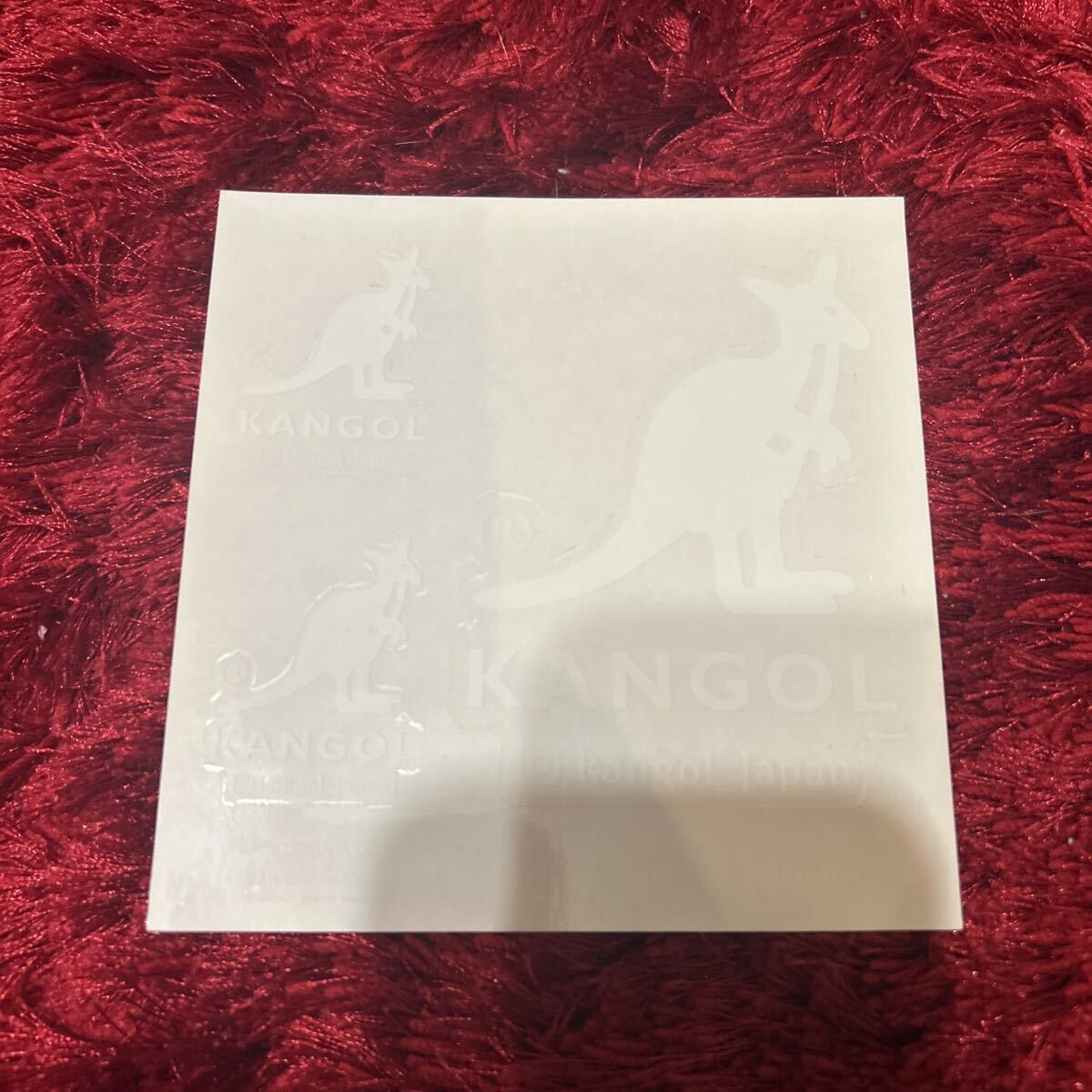 KANGOL ステッカー　カラー/ホワイト_画像1