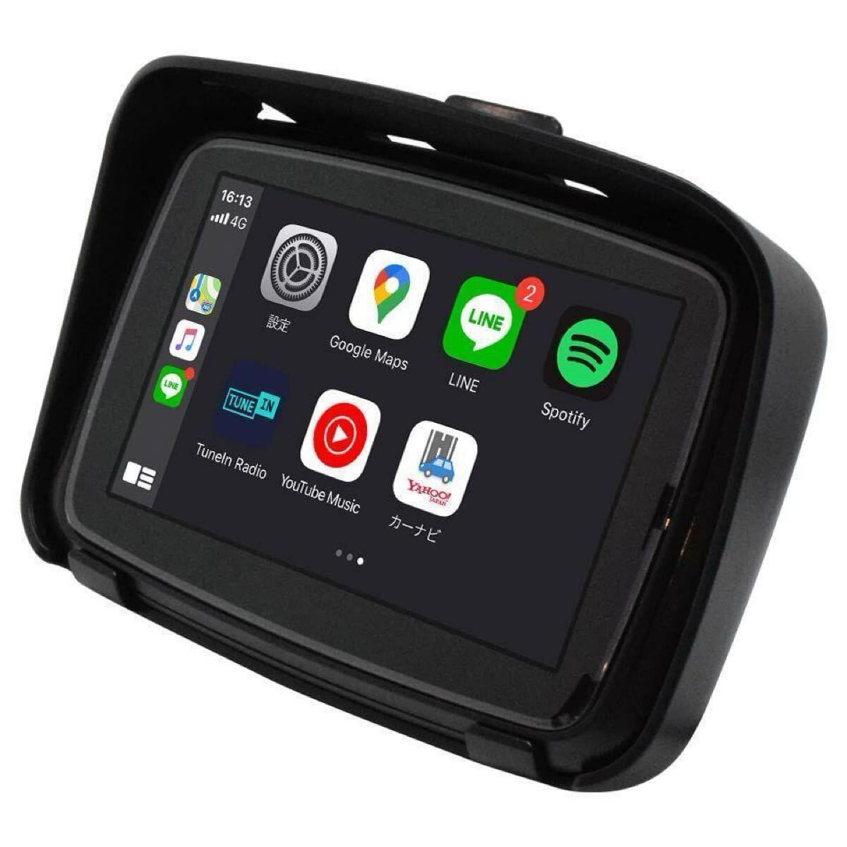 バイク用ナビゲーション CarPlay AndroidAuto SPDA-05B 決算在庫処分☆特価】バイク用 ディスプレイオーディオ 5インチ