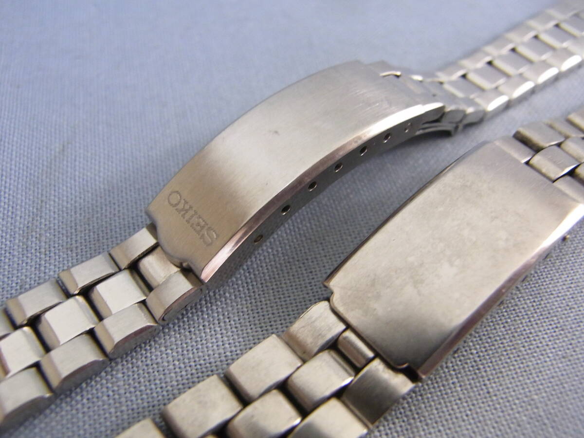 ブレス SEIKO純正 & STELUX 2点 SS レディス 取付幅：約12mm _画像2