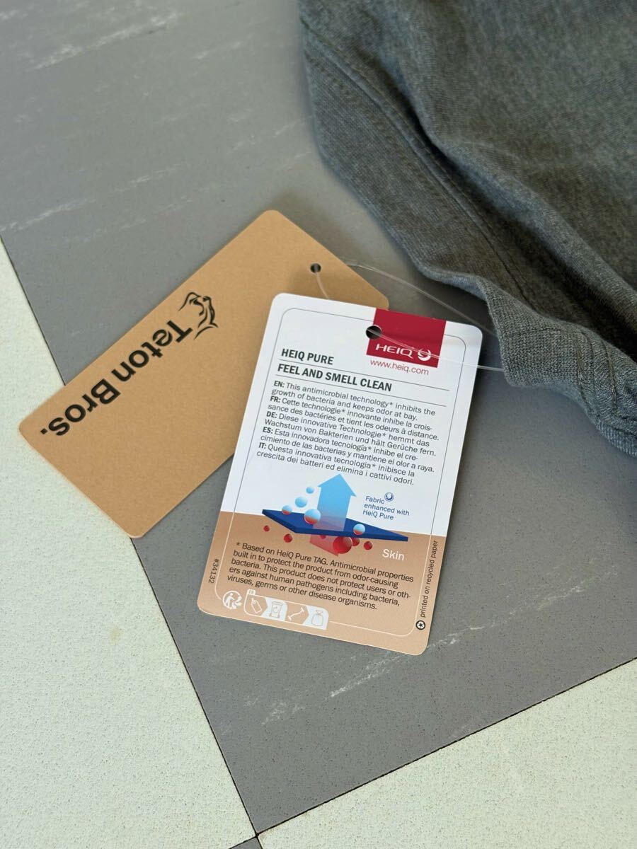 【レア品】Teton Bros. ティートンブロス 尾瀬小屋 限定コラボTシャツ グリーングレー Men Lサイズ_画像3