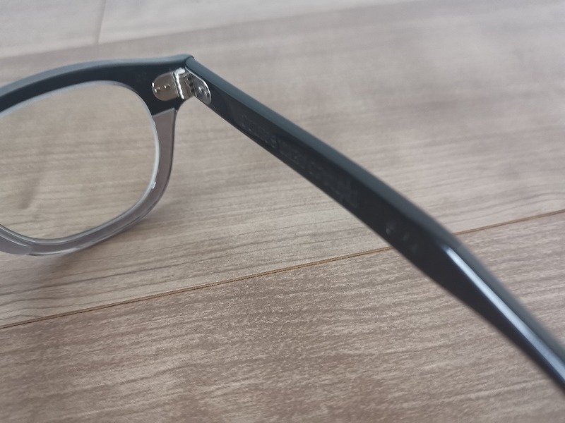 JULIUS TART OPTICAL AR 44/22 GRAY SMOKE/BLACK BROW POKER FACE別注 44　■ジュリアスタートオプティカル ユリアス　タート_画像4
