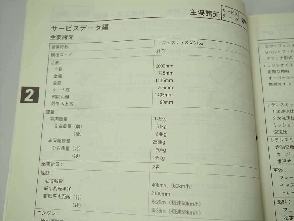 XC155 Majesty S 2013 YAMAHA руководство по обслуживанию 2LD1 электрический . линия map есть 