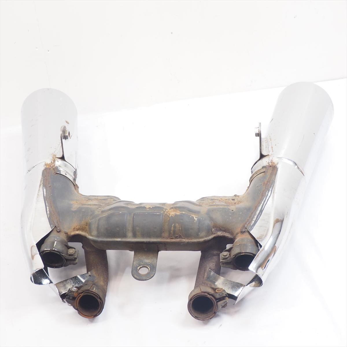 vmax1200純正マフラー V-MAX1200純正サイレンサー 割れなし 1UT品番 VMAXマフラー : 壱