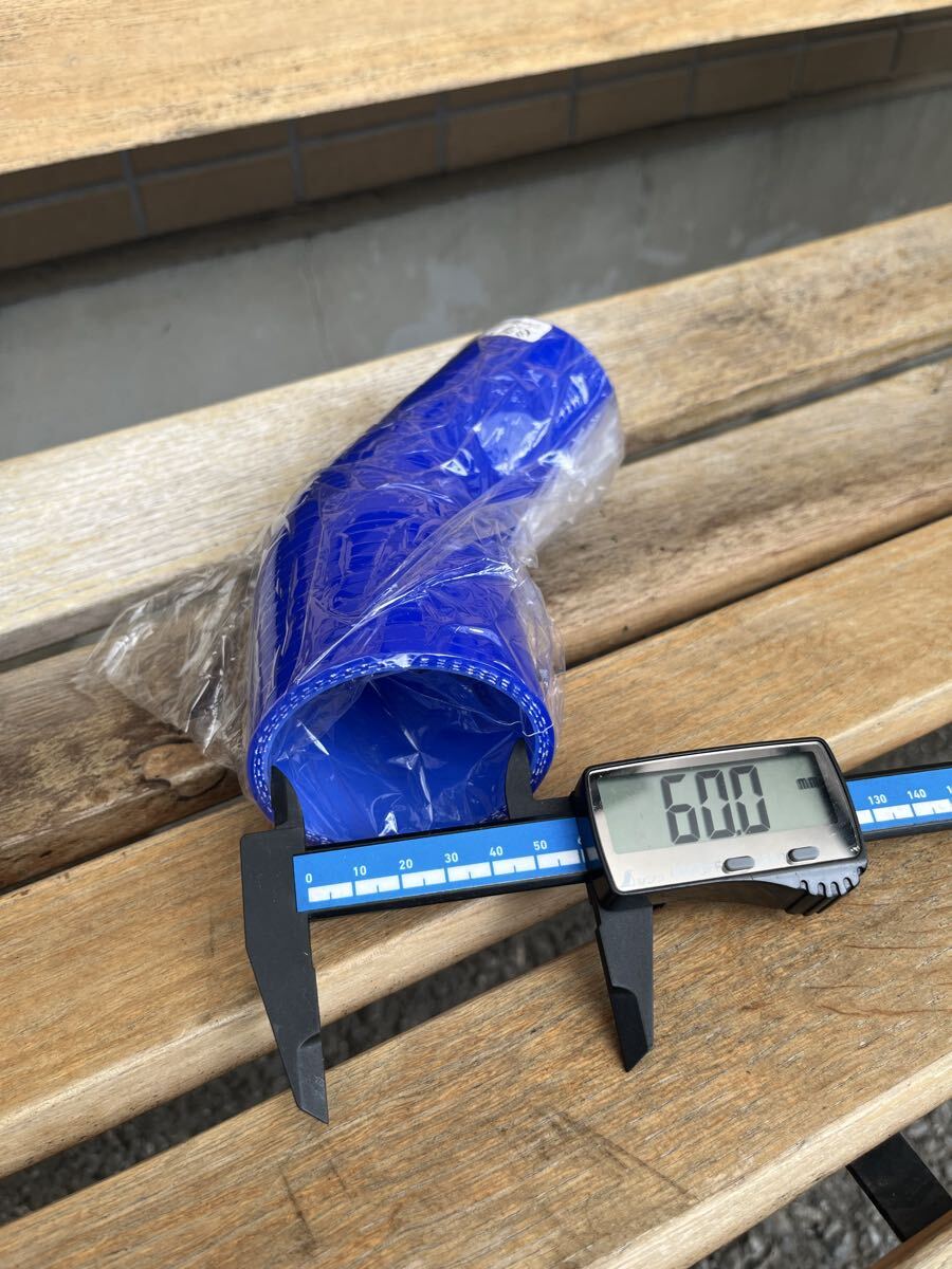 異徑ジョイントシリコンホース　51mm/60mm 45度　ファクトリーパイプ等に！