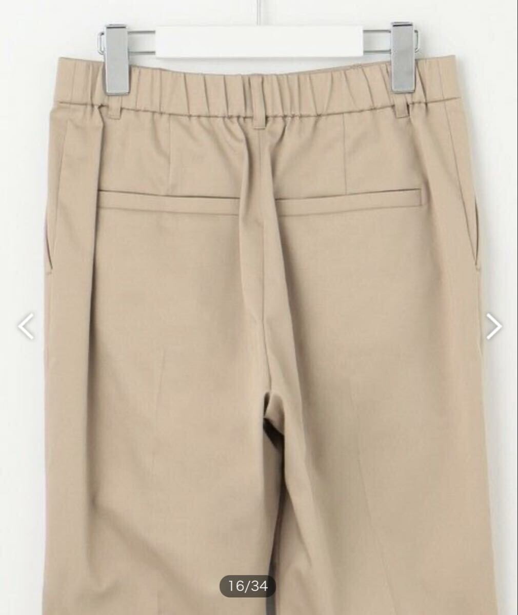 25SS 自由区　ジユウク【SHIHOさん着用】コットンサテンテーパード パンツ 38_画像7