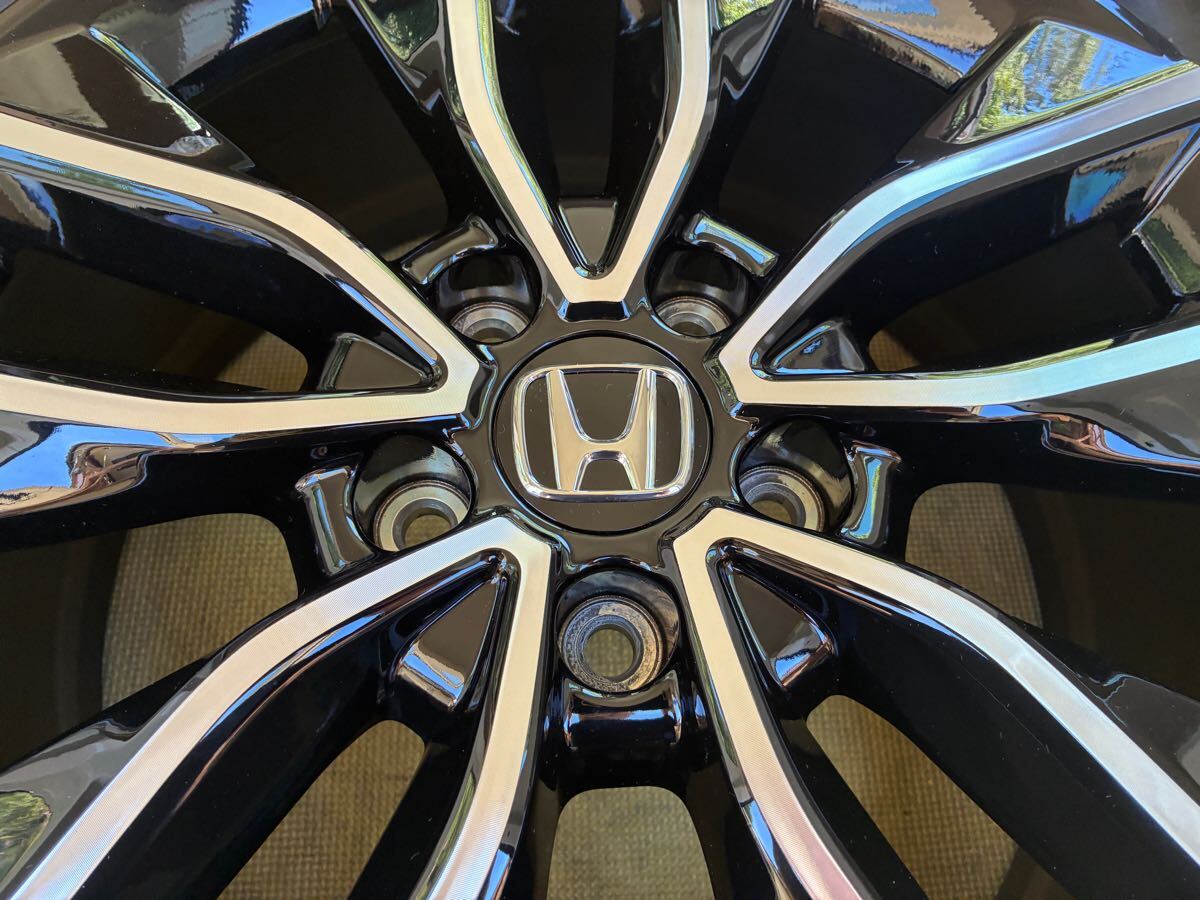 新車外し ホンダ 新型 RV系 ヴェゼル 純正 アルミホイール４本 18インチ7.5J+55 PCD114.3-5H 熊本(送料安い) オデッセイ_画像4