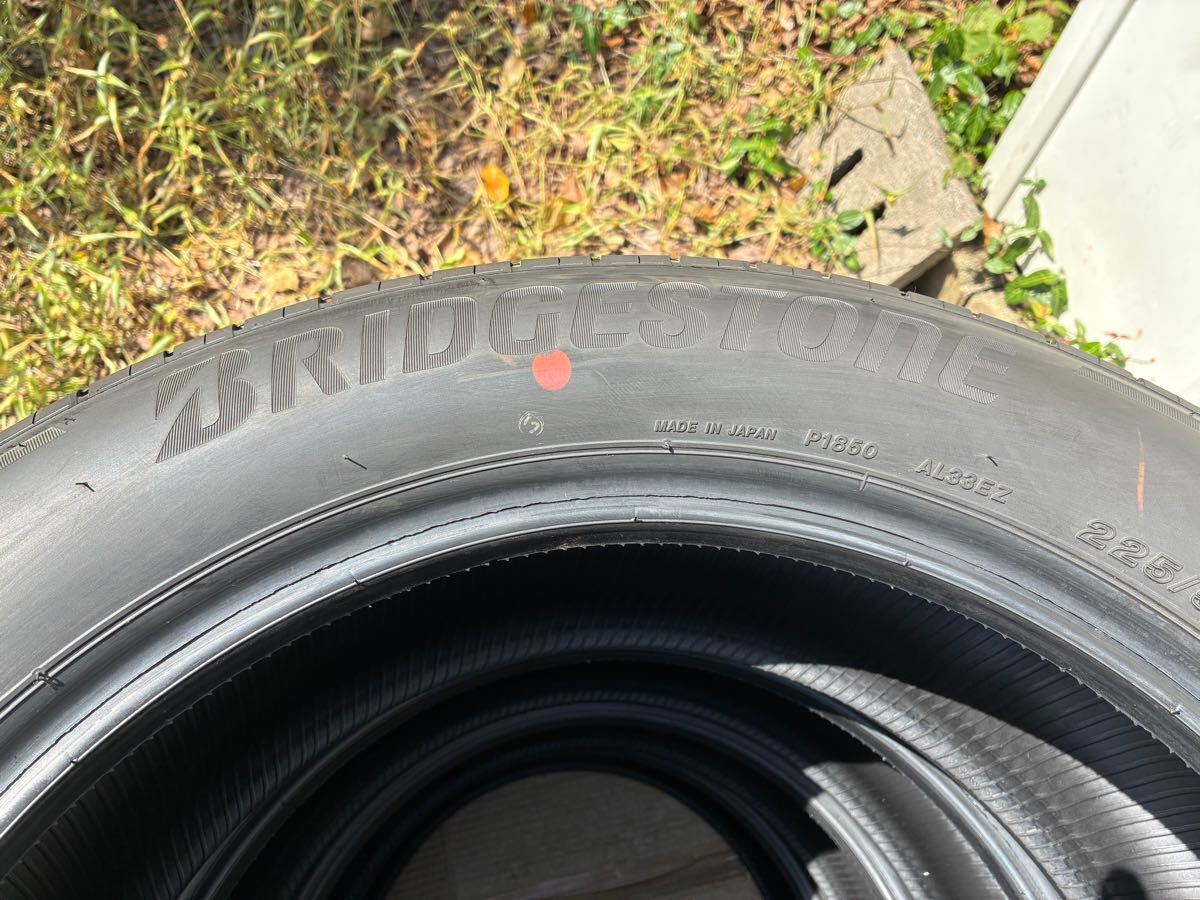 新車外し ブリヂストン アレンザ BRIDGESTONE ALENZA H/L33 225/55R18 タイヤ4本セット ZR-V 純正 2024年26週製 熊本(送料安い) デリカ_画像6