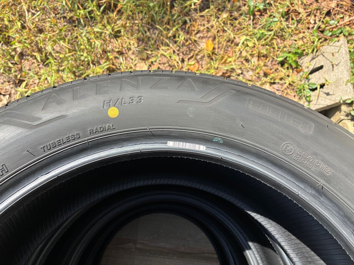 新車外し ブリヂストン アレンザ BRIDGESTONE ALENZA H/L33 225/55R18 タイヤ4本セット ZR-V 純正 2024年26週製 熊本(送料安い) デリカ_画像7
