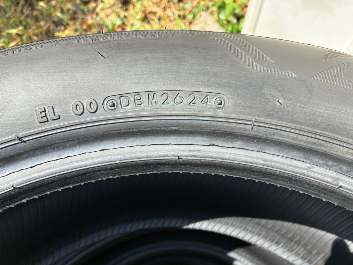 新車外し ブリヂストン アレンザ BRIDGESTONE ALENZA H/L33 225/55R18 タイヤ4本セット ZR-V 純正 2024年26週製 熊本(送料安い) デリカ_画像9