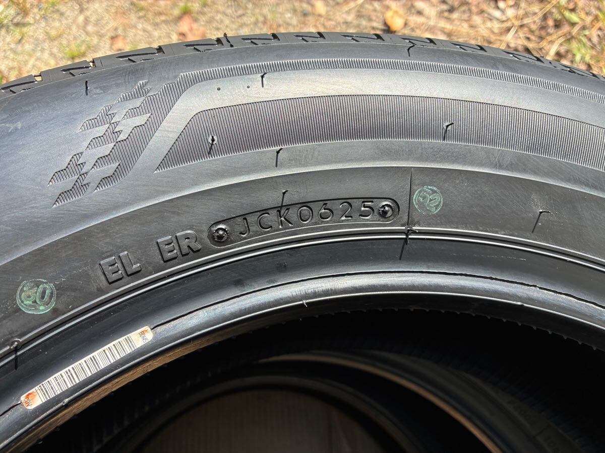 新車外し ブリヂストン BRIDGESTONE TURANZA T005A 215/60R17 タイヤ4本セット 2025年01週 レクサスUX C-HR 20系アルファード 熊本_画像10