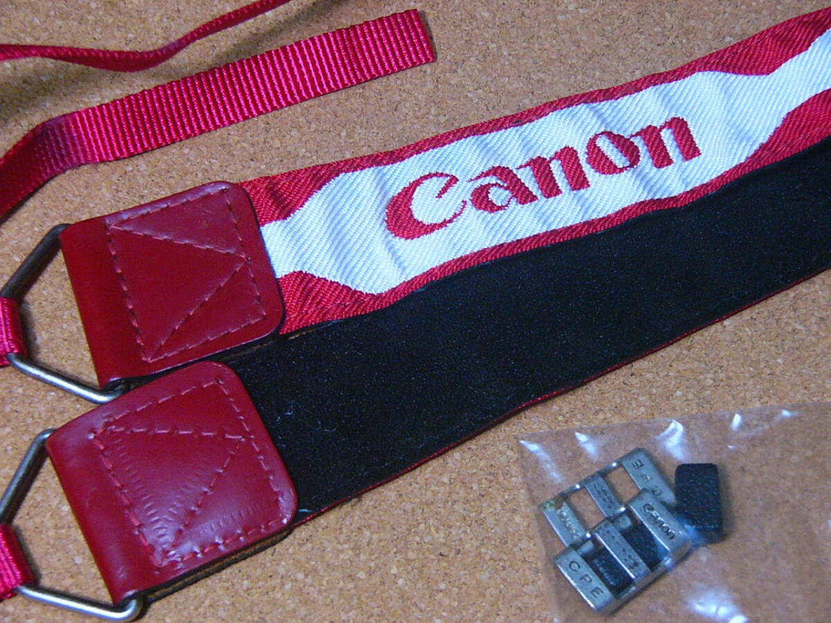  состояние хороший Canon Canon оригинальный ремешок CPE красный / белый ( хорошая вещь ) б/у товар..