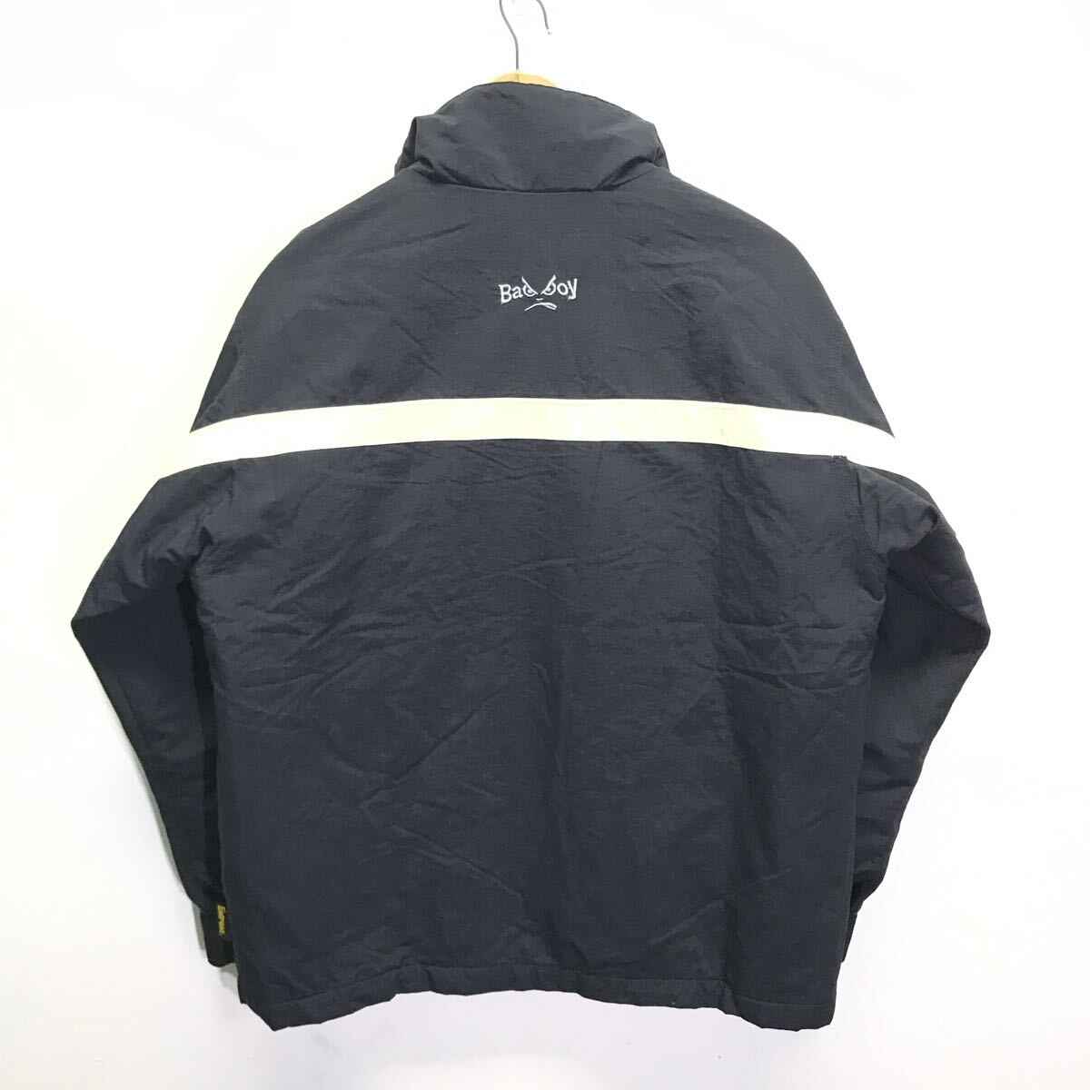 90s00s ビンテージ◎【BAD BOY】バッドボーイ スノーウェア ナイロンジャケット アメカジ ストリート スノーボード ブラック S /Y35266ii_画像2