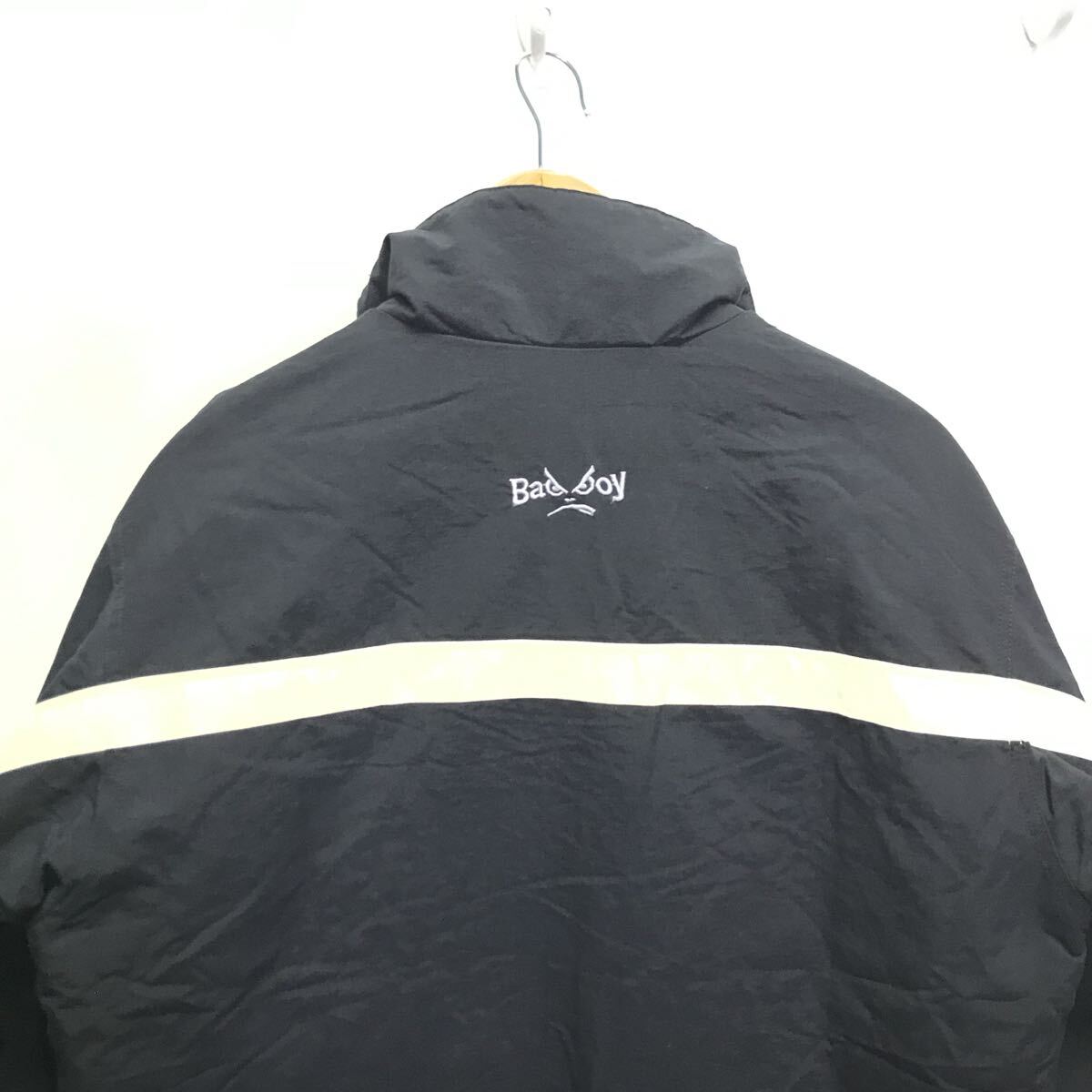 90s00s ビンテージ◎【BAD BOY】バッドボーイ スノーウェア ナイロンジャケット アメカジ ストリート スノーボード ブラック S /Y35266ii_画像5
