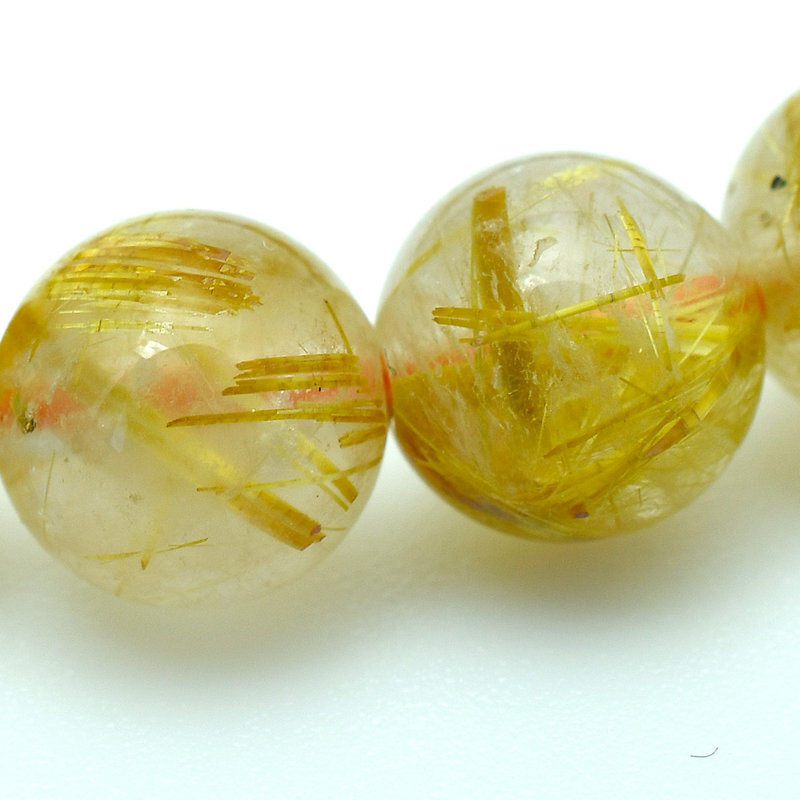 【無数の針が強いパワーを宿すゴールドルチル】 7mm 一点物【GHB25】ルチルクォーツブレスレット 水晶 15g 浄化発送 ギフト 京海堂_画像3