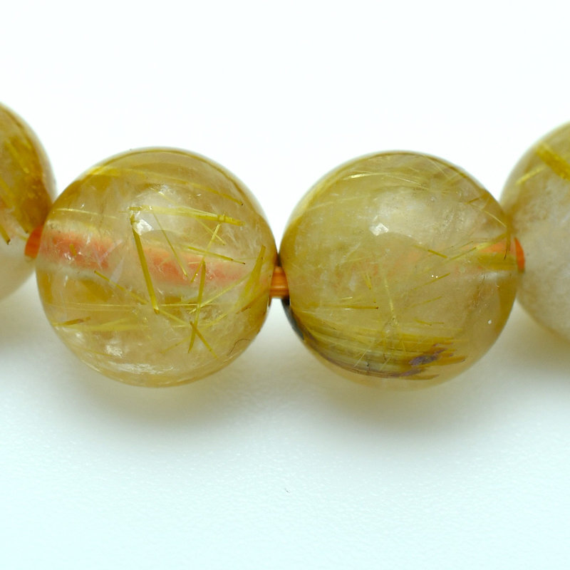 【無数の針が強いパワーを宿すゴールドルチル】 7mm 一点物【GHB25】ルチルクォーツブレスレット 水晶 15g 浄化発送 ギフト 京海堂_画像4